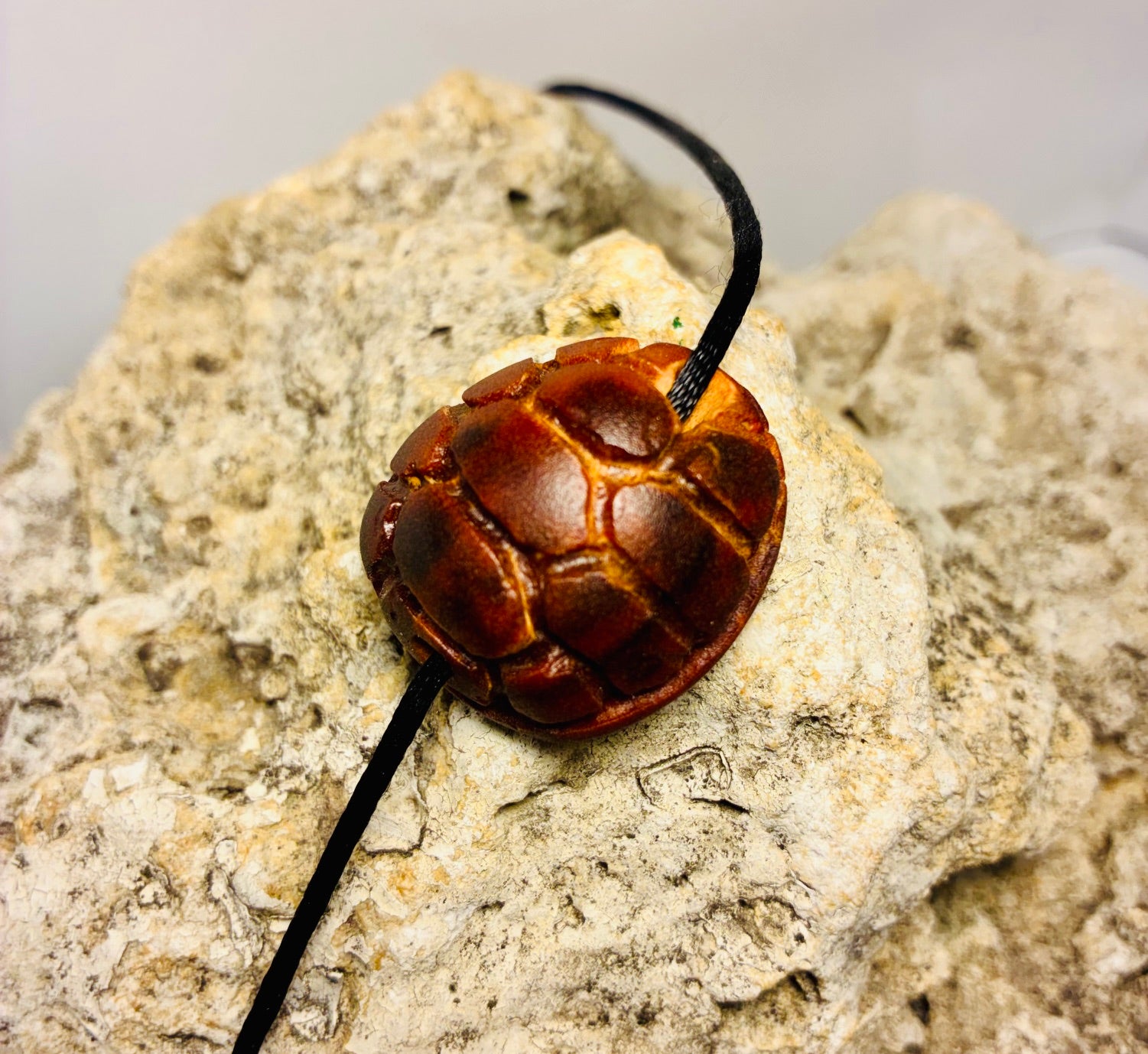Avocado Pit Sea Turtle Pendant Necklace AT-001