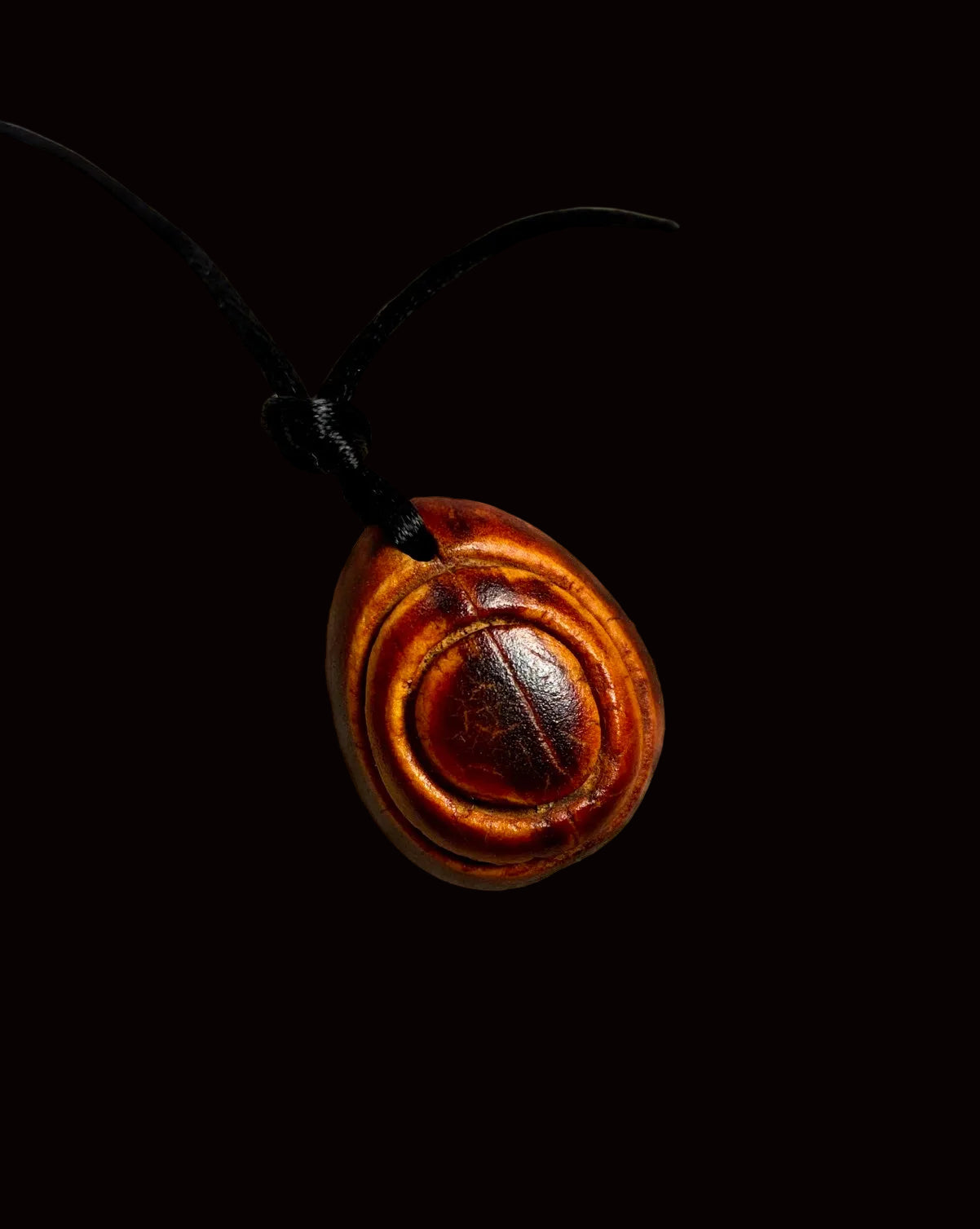 Primitive Series — Ancient Circle Avocado Pit Pendant AVAC-001