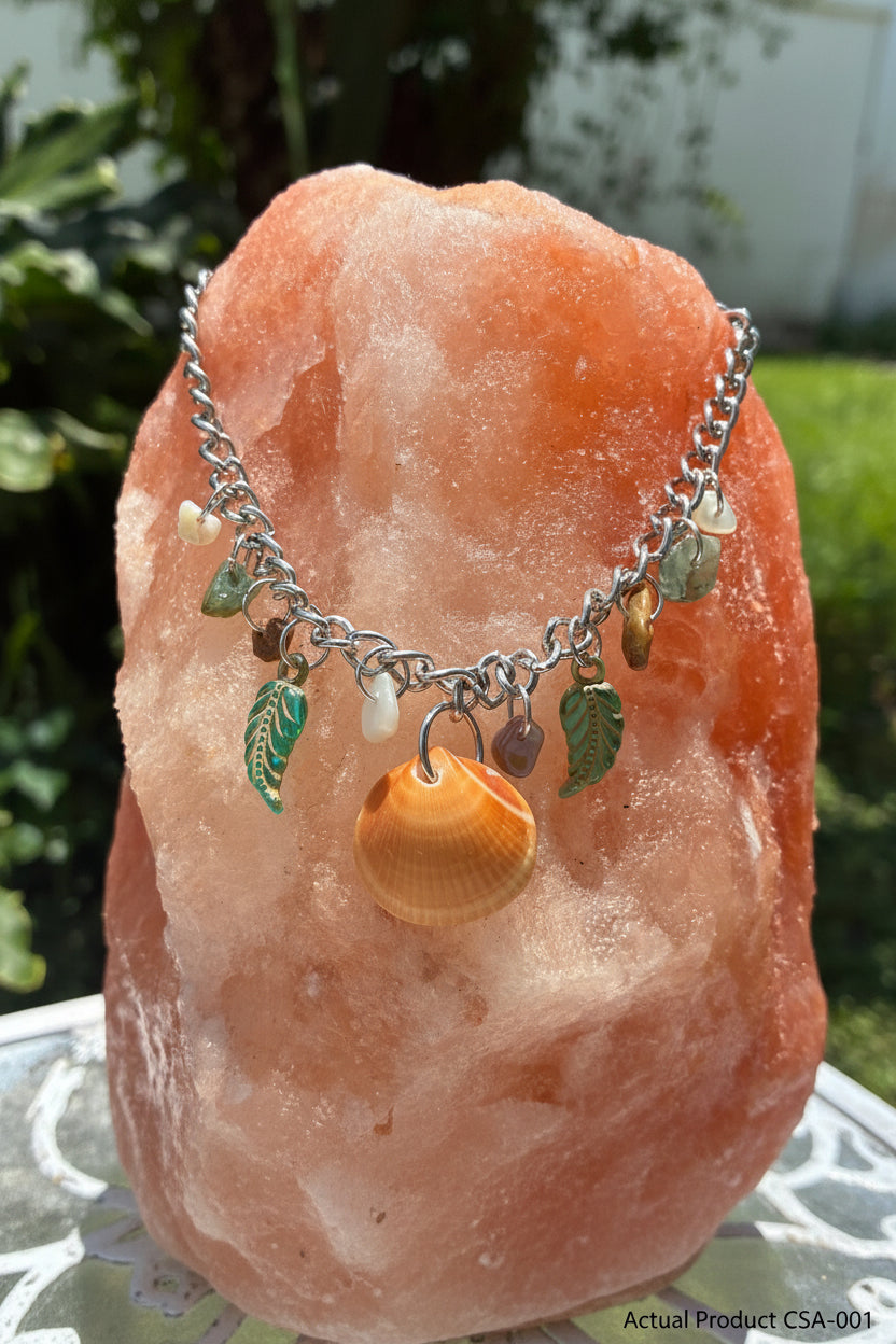 Coastal Shell Charm Anklet CSA-001