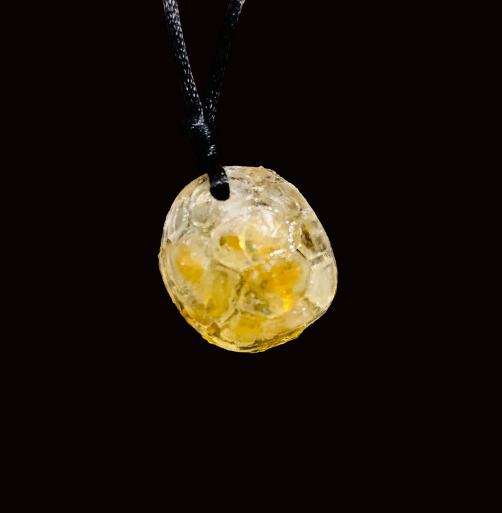 Citrine Sea Turtle Pendant Necklace CTT-001