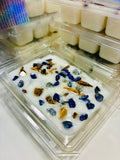 Vanilla Chamomile Crystal Wax Melt — Tiger Eye & Lapis Lazuli