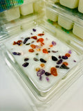 Cucumber Blossom Crystal Wax Melt — Carnelian & Amethyst